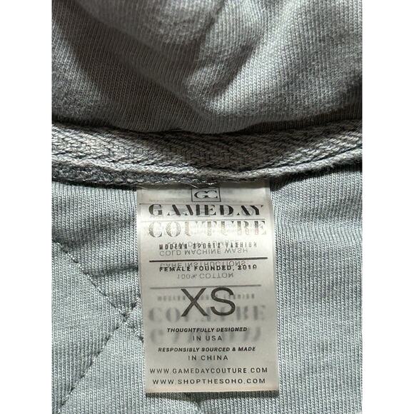 Gameday Couture Women’s XS Charcoal Clemson Tigers Chic Quilted Jacket - Picture 4 of 6